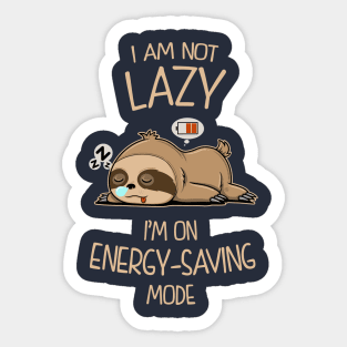 ENERGY SAVING MODE Sticker